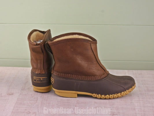 E266 USA製 L.L.Bean ビーンブーツ 茶 レディース 24~24.5cmくらい