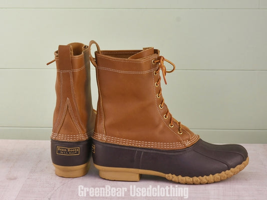 F008 USA製 L.L.Bean ビーンブーツ 茶 メンズ 30cmくらい