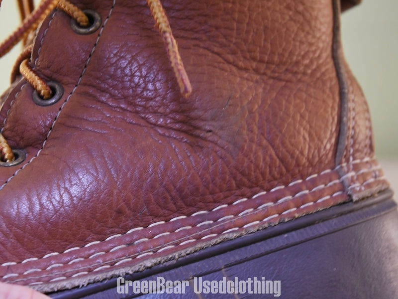 F009 USA製 L.L.Bean ビーンブーツ インナーボア 茶 レディース 25cmくらい