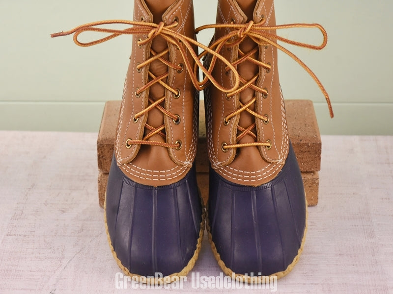 F022 USA製 L.L.Bean ビーンブーツ 茶 レディース W7M 24cm
