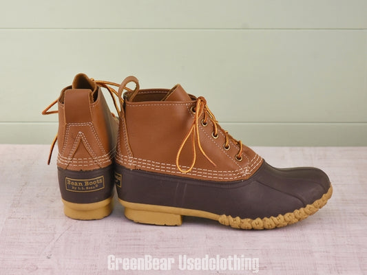 F028 USA製 L.L.Bean ビーンブーツ 茶 レディース 24.5cmくらい