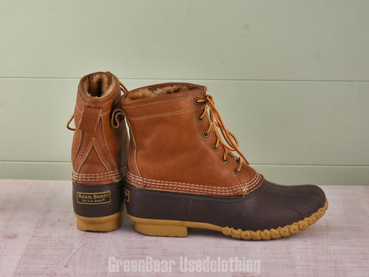 F043 USA製 L.L.Bean ビーンブーツ インナーボア 茶 メンズ 26.5cmくらい