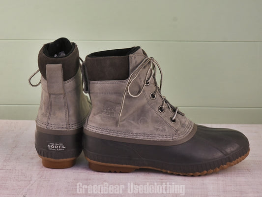 F060 メンズ SOREL スノーブーツ グレー 43 26.5cm
