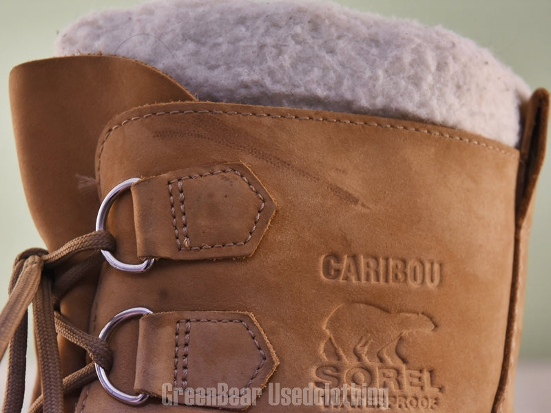 F062 レディース SOREL スノーブーツ 茶 25cm