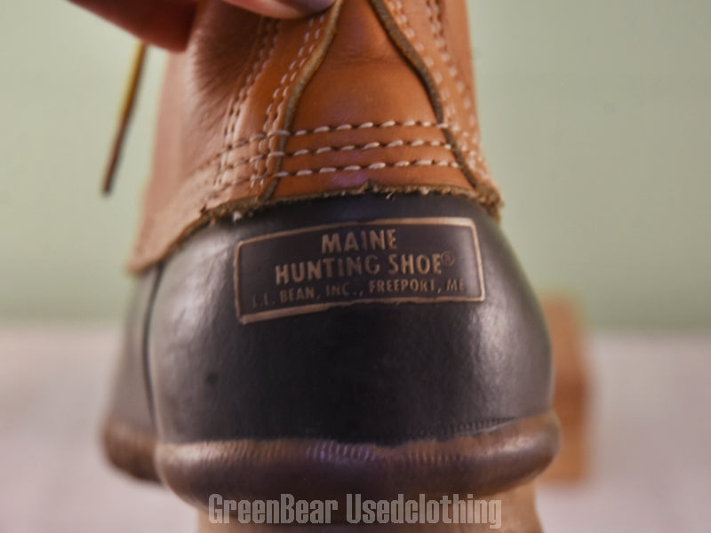 F063 USA製 L.L.Bean ビンテージ ビーンブーツ 茶 メンズ 11W 29cm