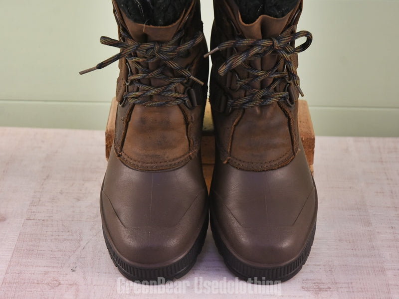 F072 カナダ製 SOREL ビンテージ スノーブーツ 茶 メンズ 10 28cm