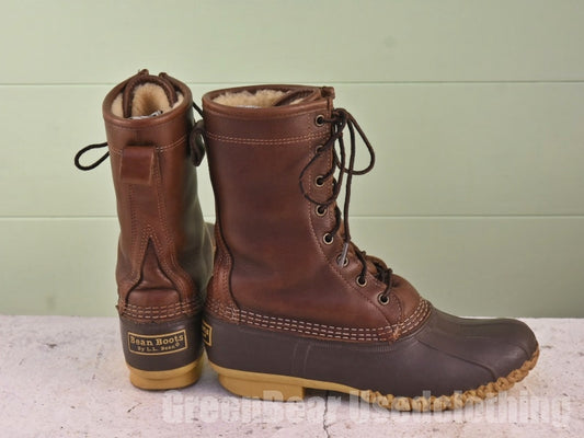 USA製 L.L.Bean ビーンブーツ インナーボア 茶 レディース 24.5cmくらい B011
