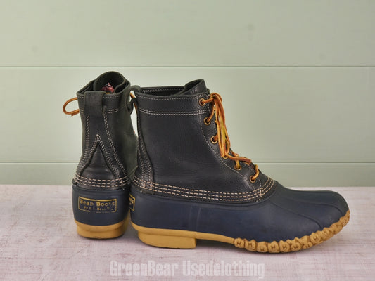 F083 USA製 L.L.Bean ビーンブーツ 紺 メンズ 25~25.5cmくらい