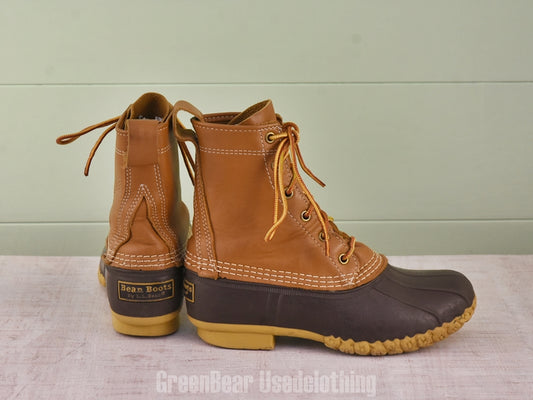 F084 USA製 L.L.Bean ビーンブーツ 茶 レディース 23cmくらい