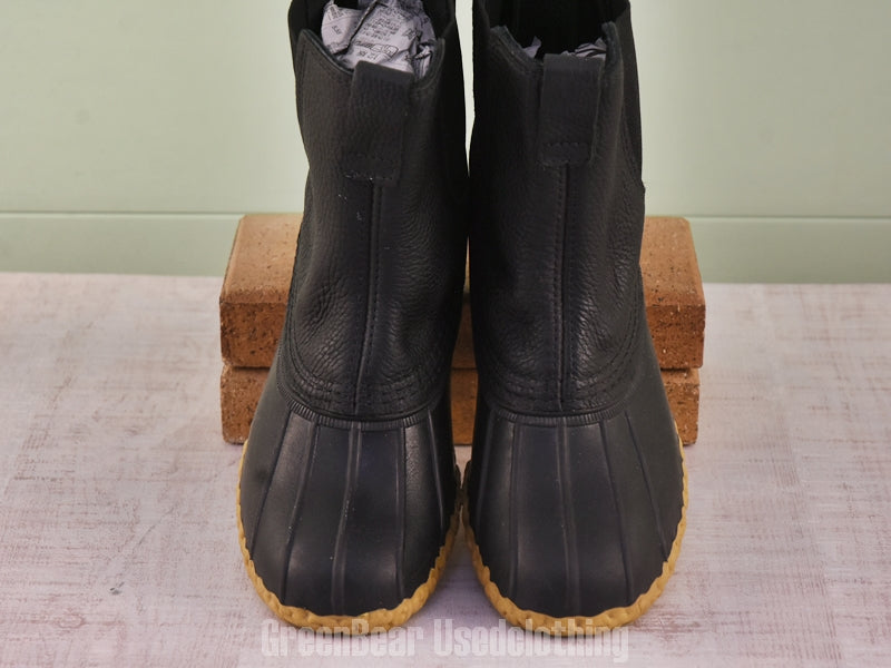 F090 USA製 L.L.Bean ビーンブーツ 黒 レディース W7M 24cm