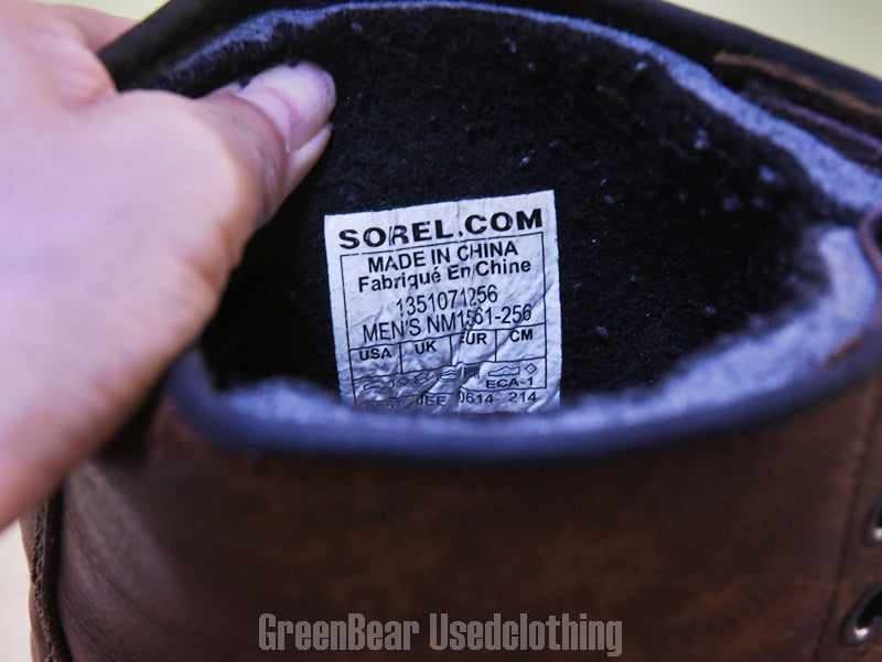 F092 メンズ SOREL スノーブーツ 茶 28cmくらい