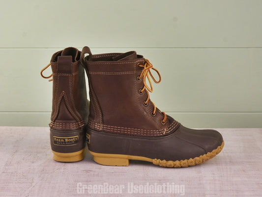 F097 USA製 L.L.Bean ビーンブーツ 茶 レディース 24-24.5cmくらい