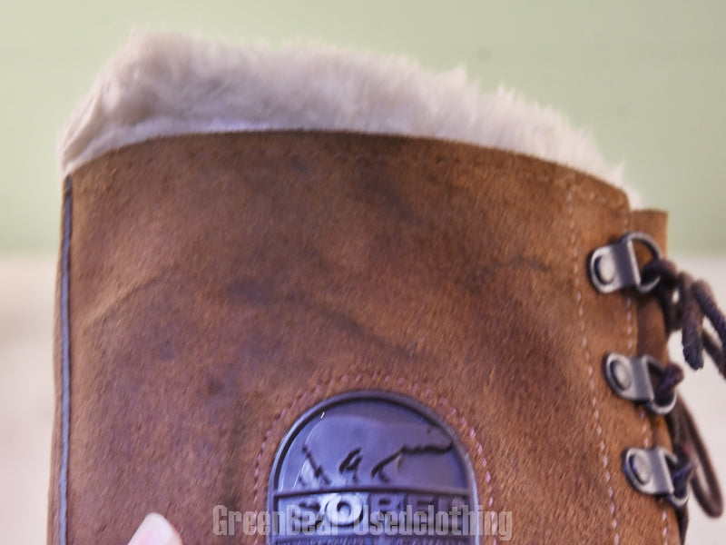 F145 USA製 SOREL ビンテージ スノーブーツ 茶 メンズ 8 26cm