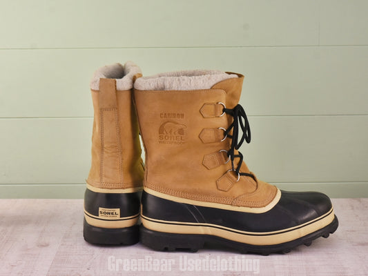 F149 メンズ SOREL スノーブーツ 茶 31cm