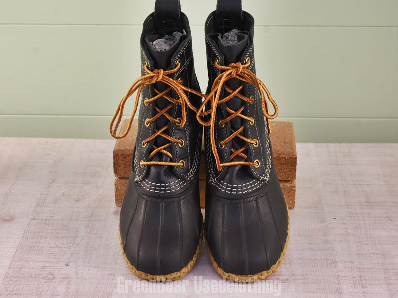 F154 USA製 L.L.Bean ビーンブーツ 紺 レディース W7M 24cm