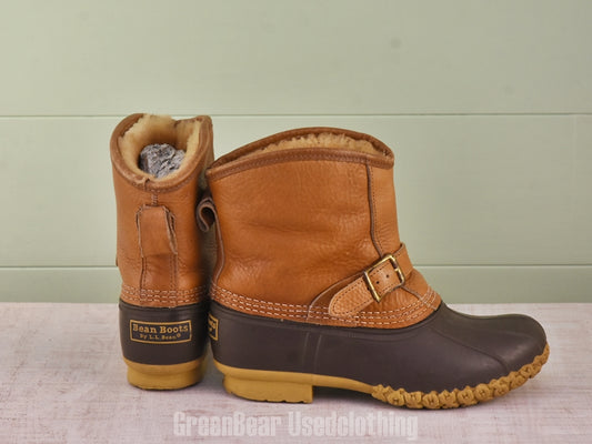 F170 USA製 L.L.Bean ビーンブーツ インナーボア 茶 レディース 7W 25cm
