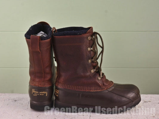 USA製 L.L.Bean ビンテージ スノーブーツ 茶 レディース 7LM 24cm B305