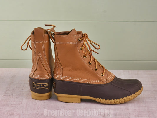 E466 USA製 L.L.Bean ビーンブーツ 茶 レディース 7M 24cm