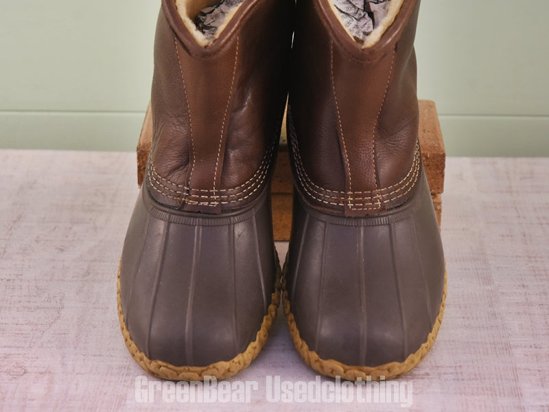 D127 USA製 L.L.Bean ビーンブーツ インナーボア 茶 メンズ 27cmくらい