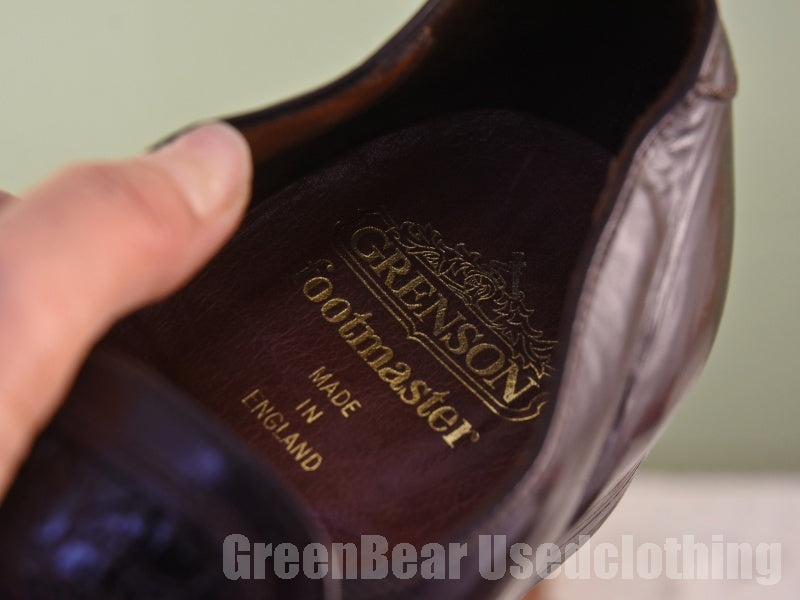 ビンテージ GRENSON スリッポンシューズ 茶 メンズ 8.5 26.5cm C040