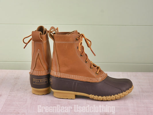 D156 USA製 L.L.Bean ビーンブーツ 茶 レディース W7M 24cm