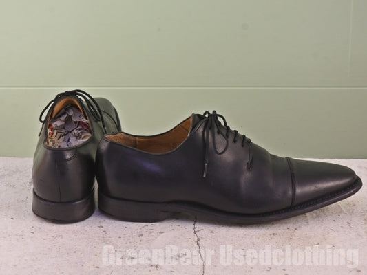 高級 BOWEN ビジネスシューズ ストレートチップ 黒 メンズ 26cmくらい C106