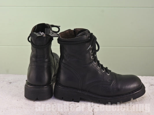 スペイン製 NEW ROCK レディースブーツ 黒 36 23cm A403