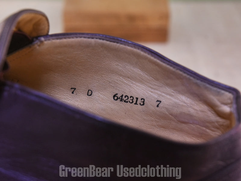 D228 スイス製 BALLY ビンテージ ドレスシューズ 茶 メンズ 7D 25cm