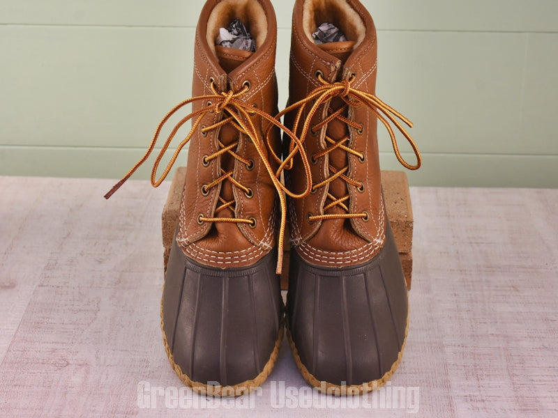 D256 USA製 L.L.Bean ビーンブーツ インナーボア 茶 メンズ 26cmくらい