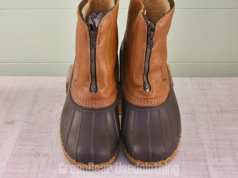 E499 USA製 L.L.Bean ビーンブーツ インナーボア ワイズ太め 茶 メンズ 11W 29cm