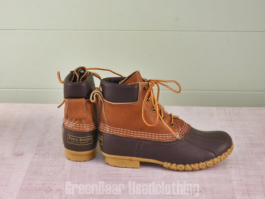 E506 USA製 L.L.Bean ビーンブーツ 茶 レディース 6M 24cm