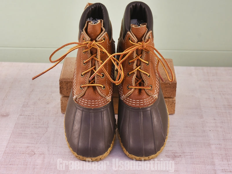 E506 USA製 L.L.Bean ビーンブーツ 茶 レディース 6M 24cm