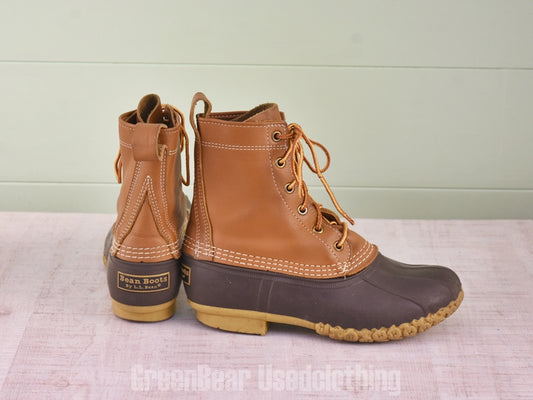 E523 USA製 L.L.Bean ビーンブーツ 茶 レディース 24cmくらい