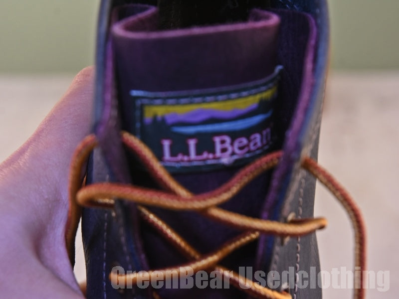 USA製 L.L.Bean ビーンブーツ 紺×紫×茶 メンズ 25cmくらい C194