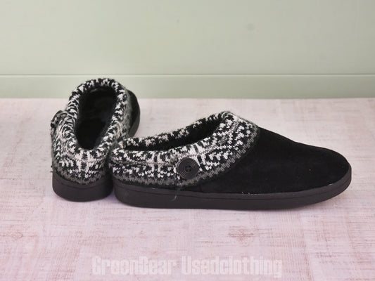 E532 メンズ Clarks サンダル スウェード 黒 11 28cm