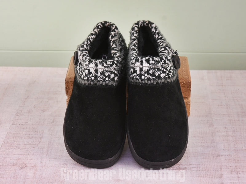 E532 メンズ Clarks サンダル スウェード 黒 11 28cm