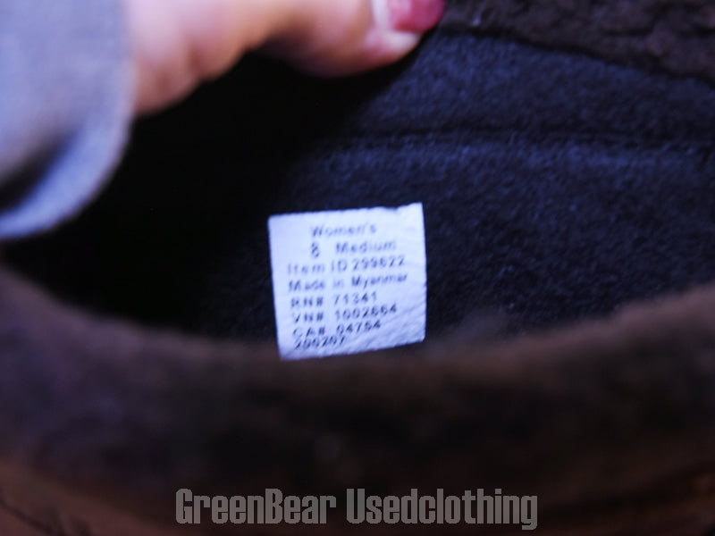 E537 レディース L.L.Bean スノーブーツ 茶 W8 25cm