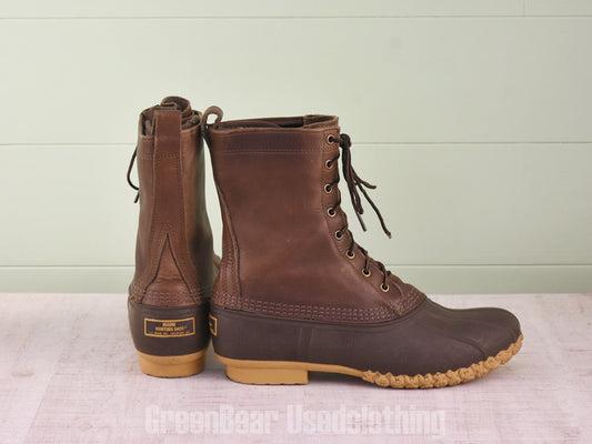 E542 USA製 L.L.Bean ビーンブーツ 茶 メンズ 9M 27cm