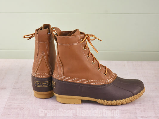E544 USA製 L.L.Bean ビーンブーツ 茶 レディース W7M 24cm