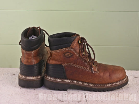 レディース Dickies ワークブーツ 茶 39.5 24.5cm C211
