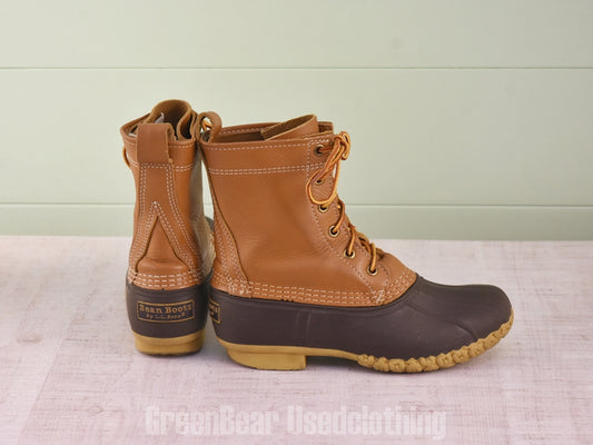 E558 USA製 L.L.Bean ビーンブーツ 茶 レディース 23cmくらい