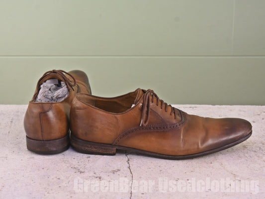 イタリア製 GUCCI ドレスシューズ 茶 メンズ 7 25cm C221