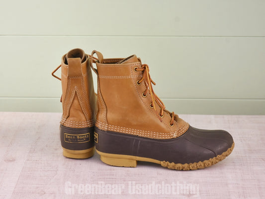 E566 USA製 L.L.Bean ビーンブーツ 茶 レディース 24cmくらい