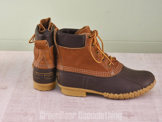 E571 USA製 L.L.Bean ビーンブーツ 茶 レディース 24cmくらい