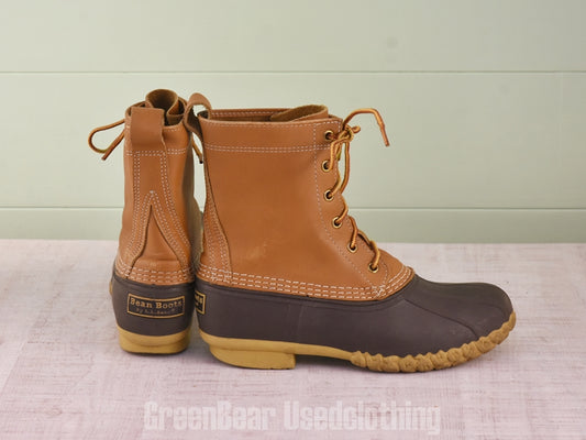 E572 USA製 L.L.Bean ビーンブーツ 茶 レディース 24.5cmくらい