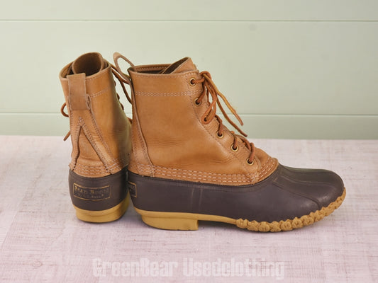 E573 USA製 L.L.Bean ビーンブーツ 茶 レディース 24cmくらい