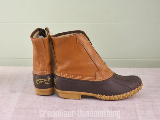 E584 USA製 L.L.Bean ビーンブーツ インナーボア 茶 メンズ 25cmくらい