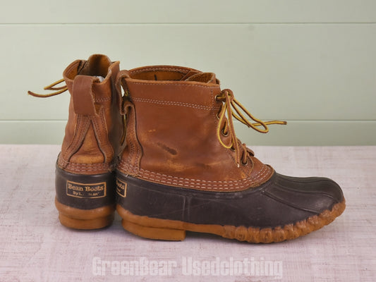 E588 USA製 L.L.Bean ビーンブーツ ビンテージ 茶 レディース 7LGM 25cm