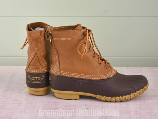 E621 USA製 L.L.Bean ビーンブーツ 茶 メンズ W9M 27cm