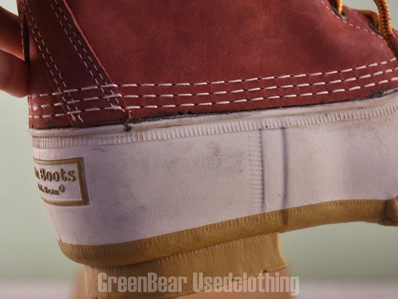 E637 USA製 L.L.Bean ビーンブーツ エンジ レディース W7M 24cm